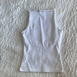 NWOT Zara White Sleeveless Top
